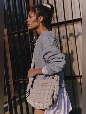 Free People Quilted Baby Carryall Sling Bag